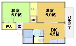 モンベール洛西の物件間取画像